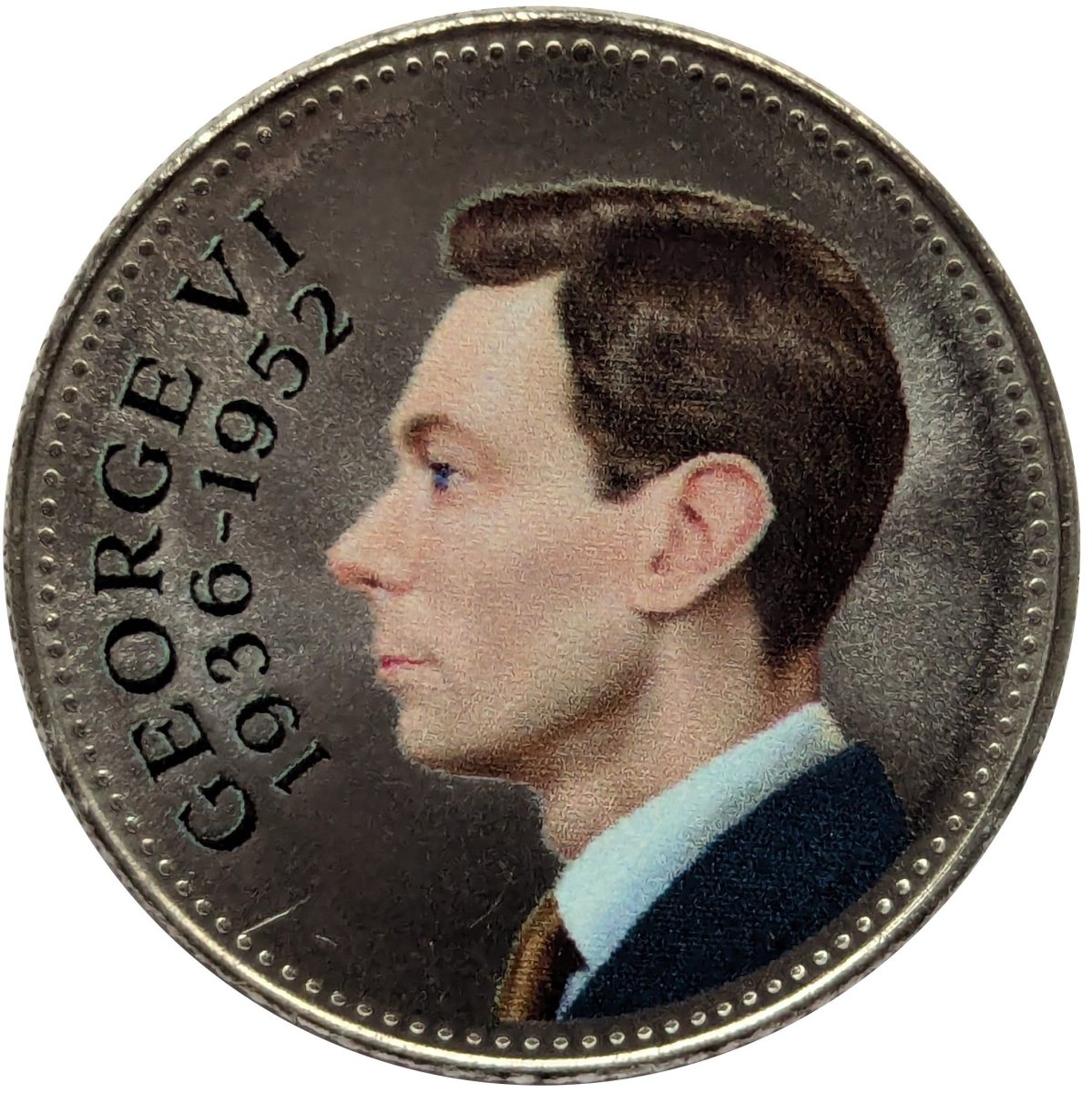 Jersey 10 Pence - Charles III King George VI reverse