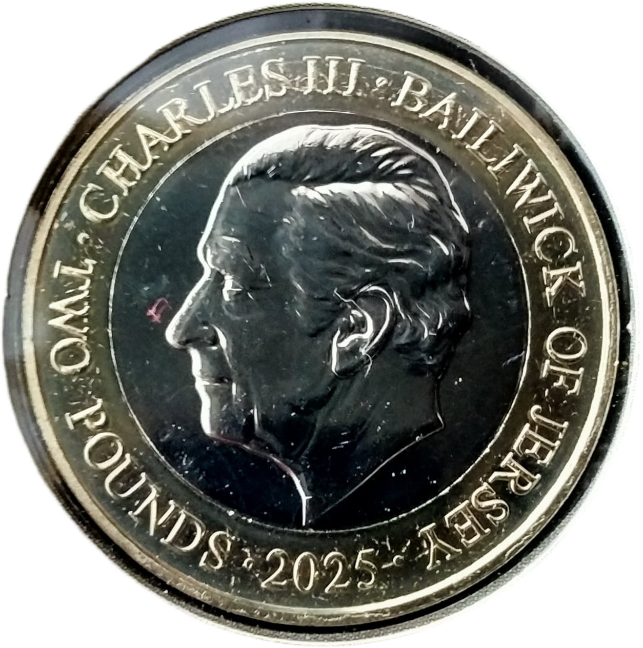 Jersey 2 Pounds - Charles III Dunkirk - Strength in the air obverse