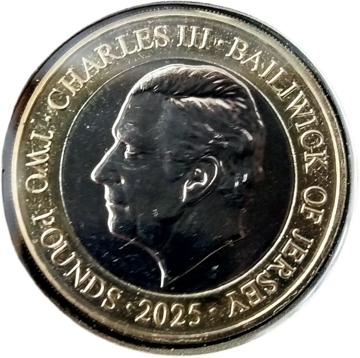 Jersey 2 Pounds - Charles III Dunkirk - Never Surrender obverse