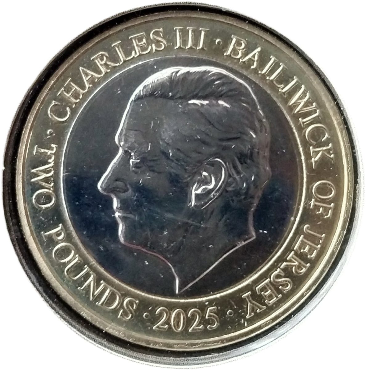 Jersey 2 Pounds - Charles III Dunkirk - Fight on the Seas and Oceans obverse