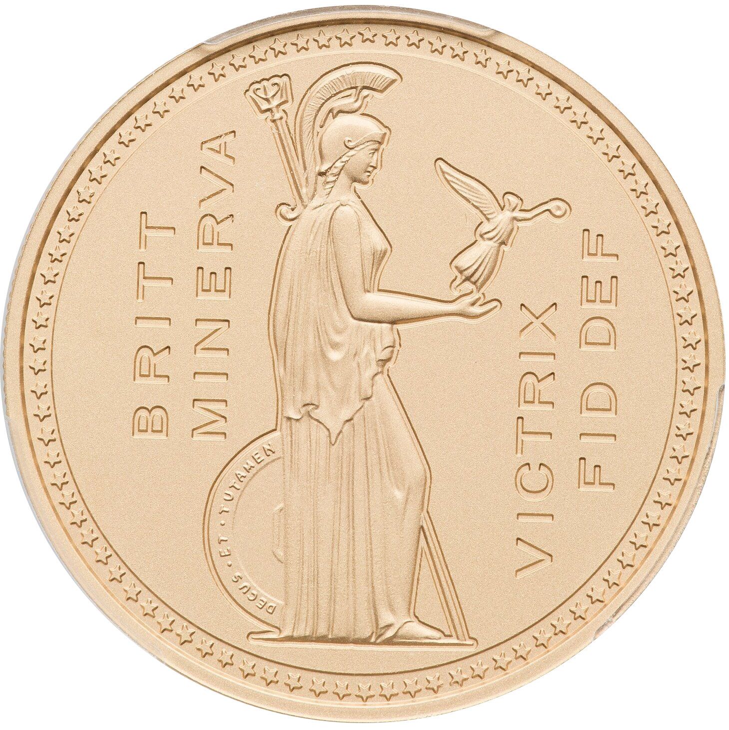 Ascension Island 5 Pounds - Elizabeth II Bonomi Pattern - Britannia reverse