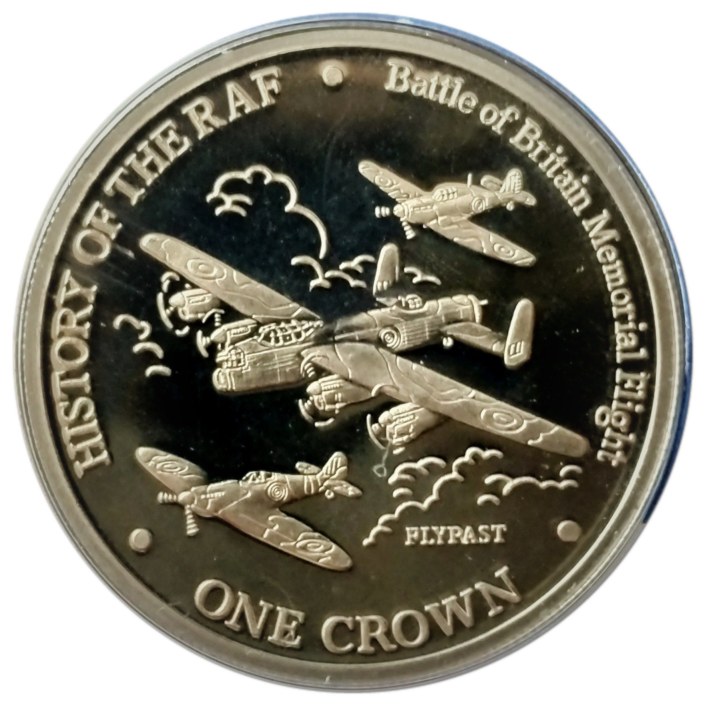 Gibraltar 1 Crown - Elizabeth II Flypast