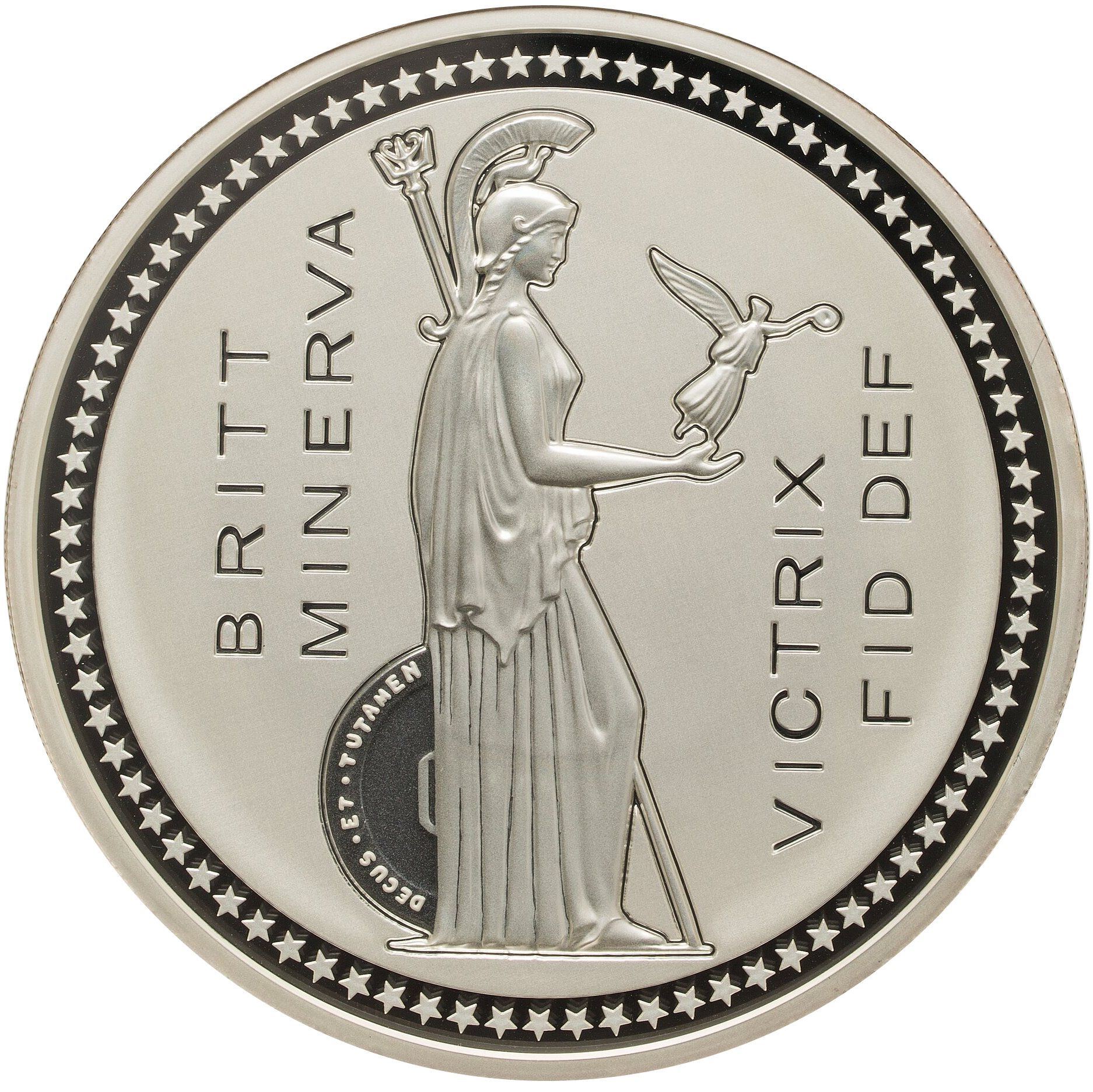 Ascension Island 100 Pounds - Elizabeth II Bonomi Pattern - Britannia reverse