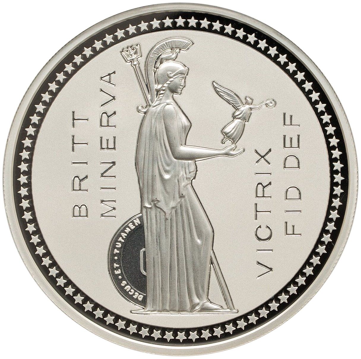 Ascension Island 25 Pounds - Elizabeth II Bonomi Pattern - Britannia reverse