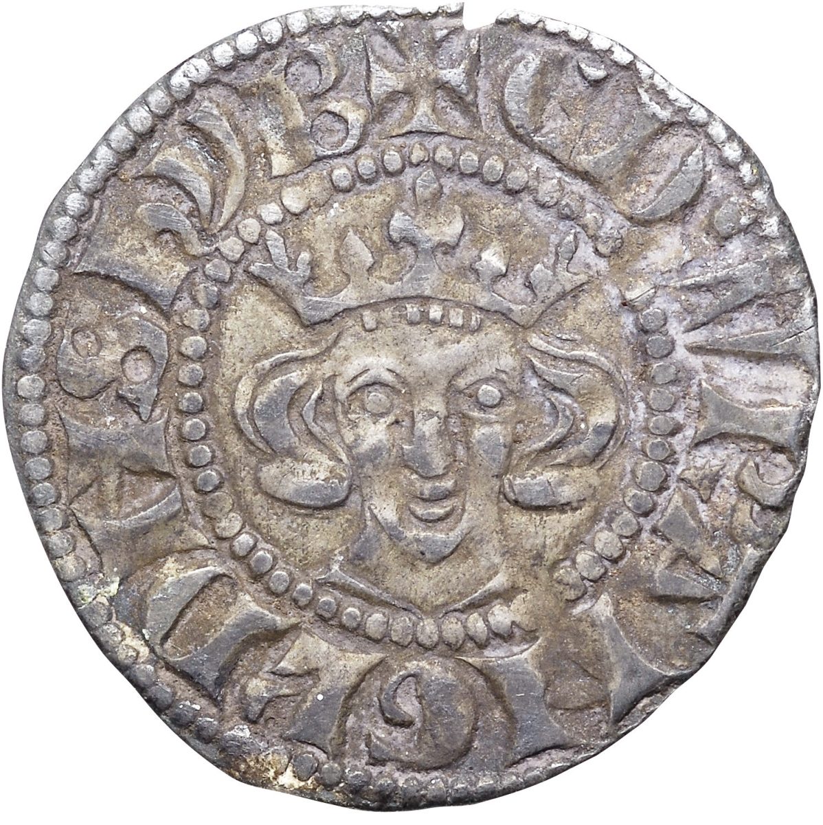 1 Penny - Edward I Sterling type; class 3d obverse