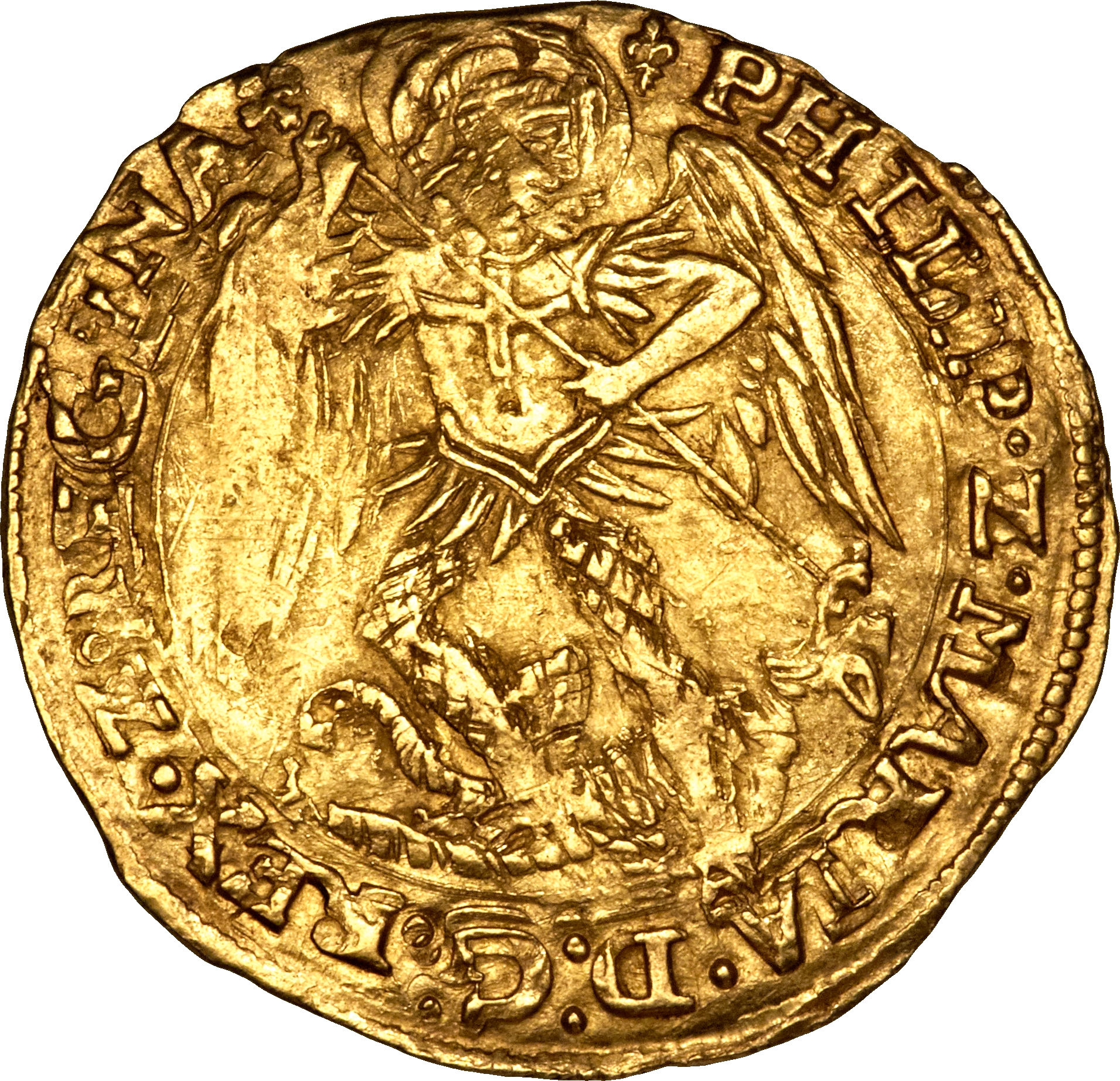 1 Angel - Philip and Mary obverse