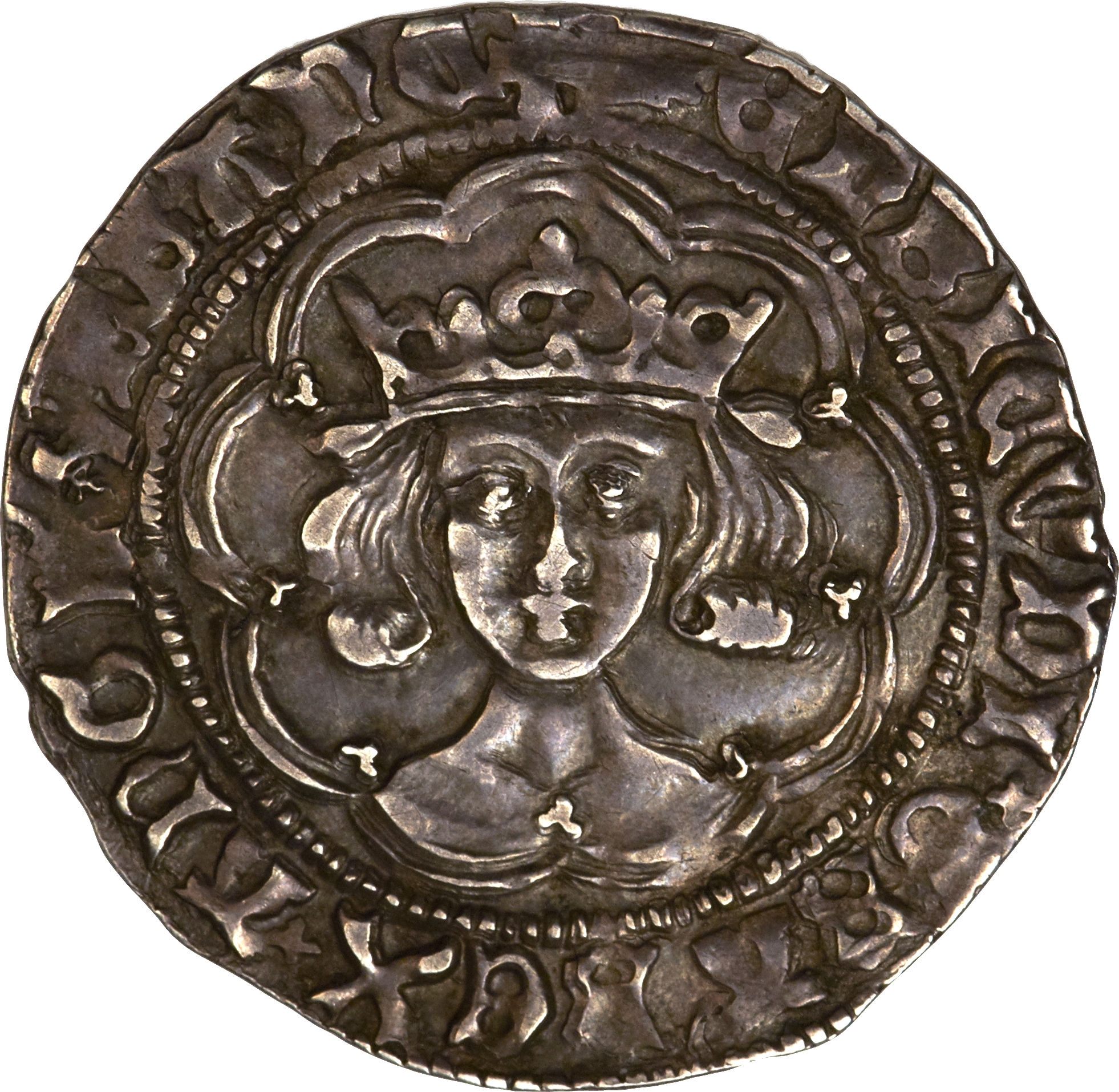1 Groat - Henry VI London obverse