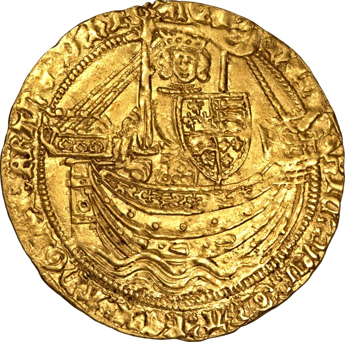 1 Noble - Henry IV Heavy coinage; London obverse