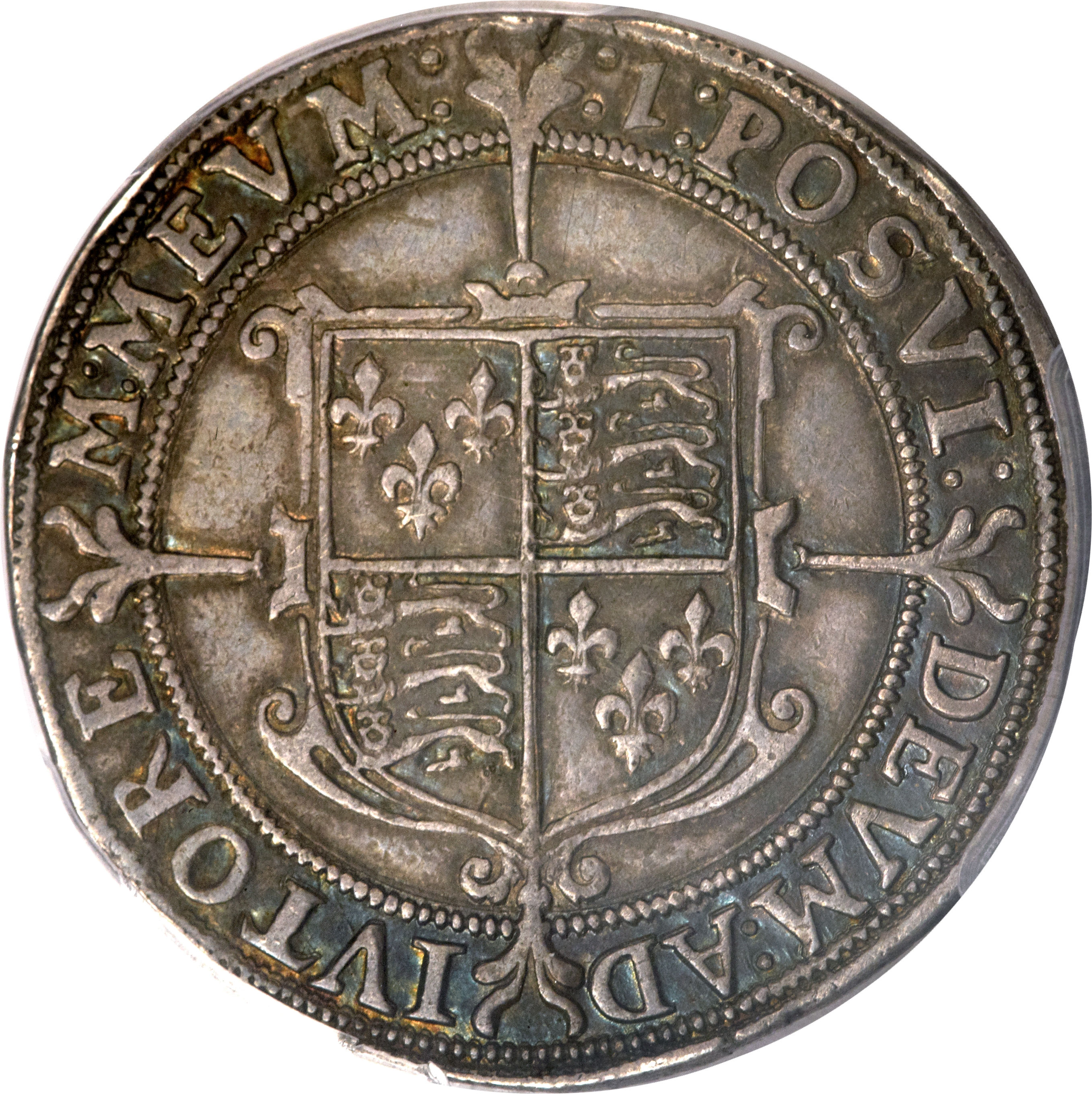½ Crown - Elizabeth I 7th issue reverse