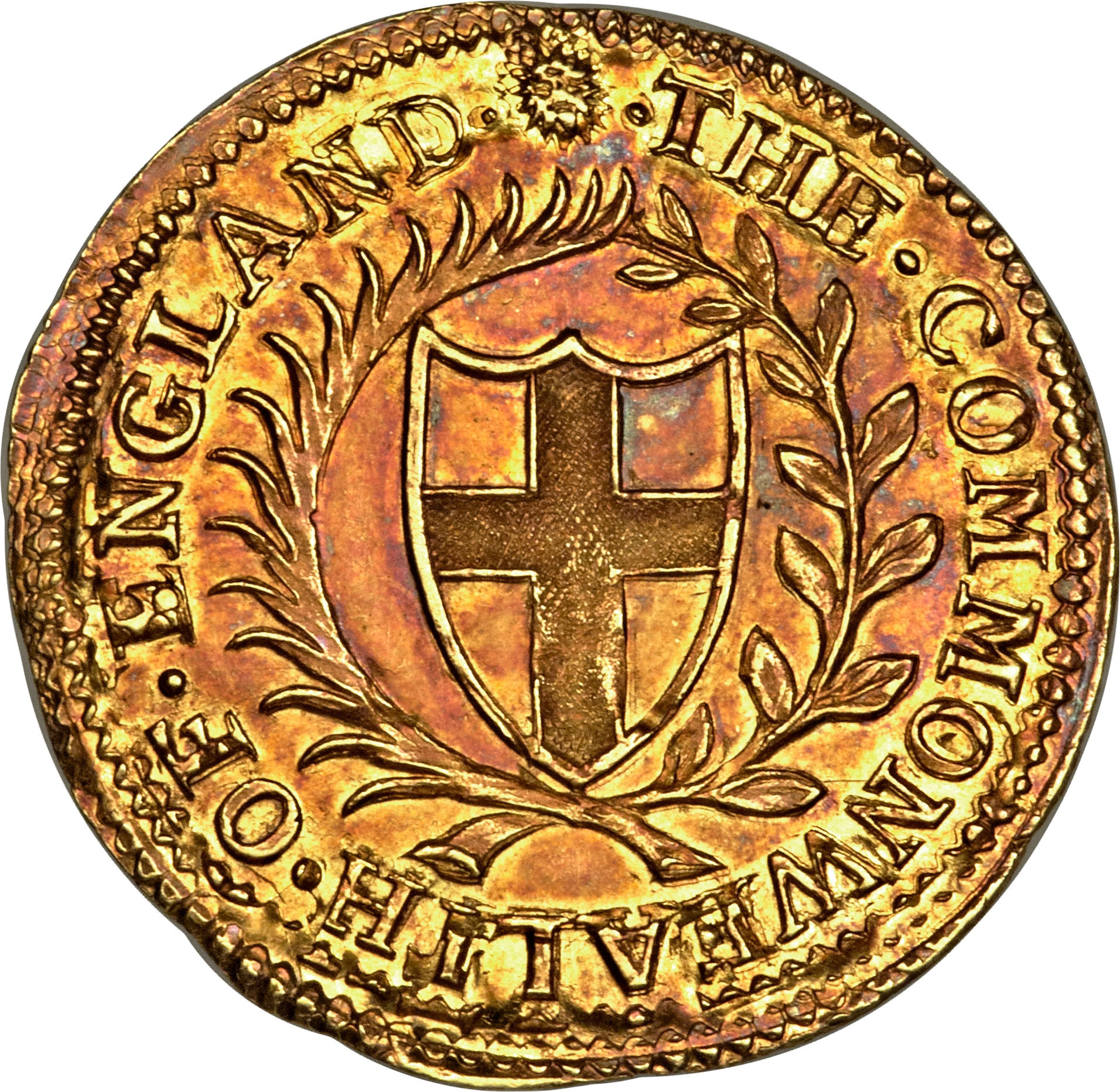 Double Crown - Commonwealth of England obverse