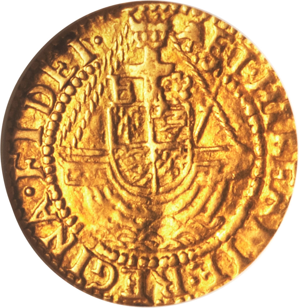 ¼ Angel - Elizabeth I 6th issue reverse