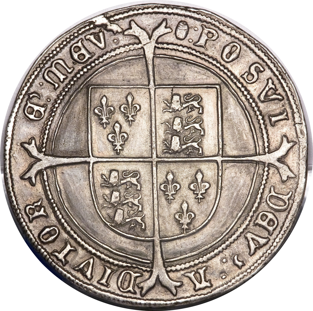 1 Crown - Edward VI 3rd period; Fine Silver issue
