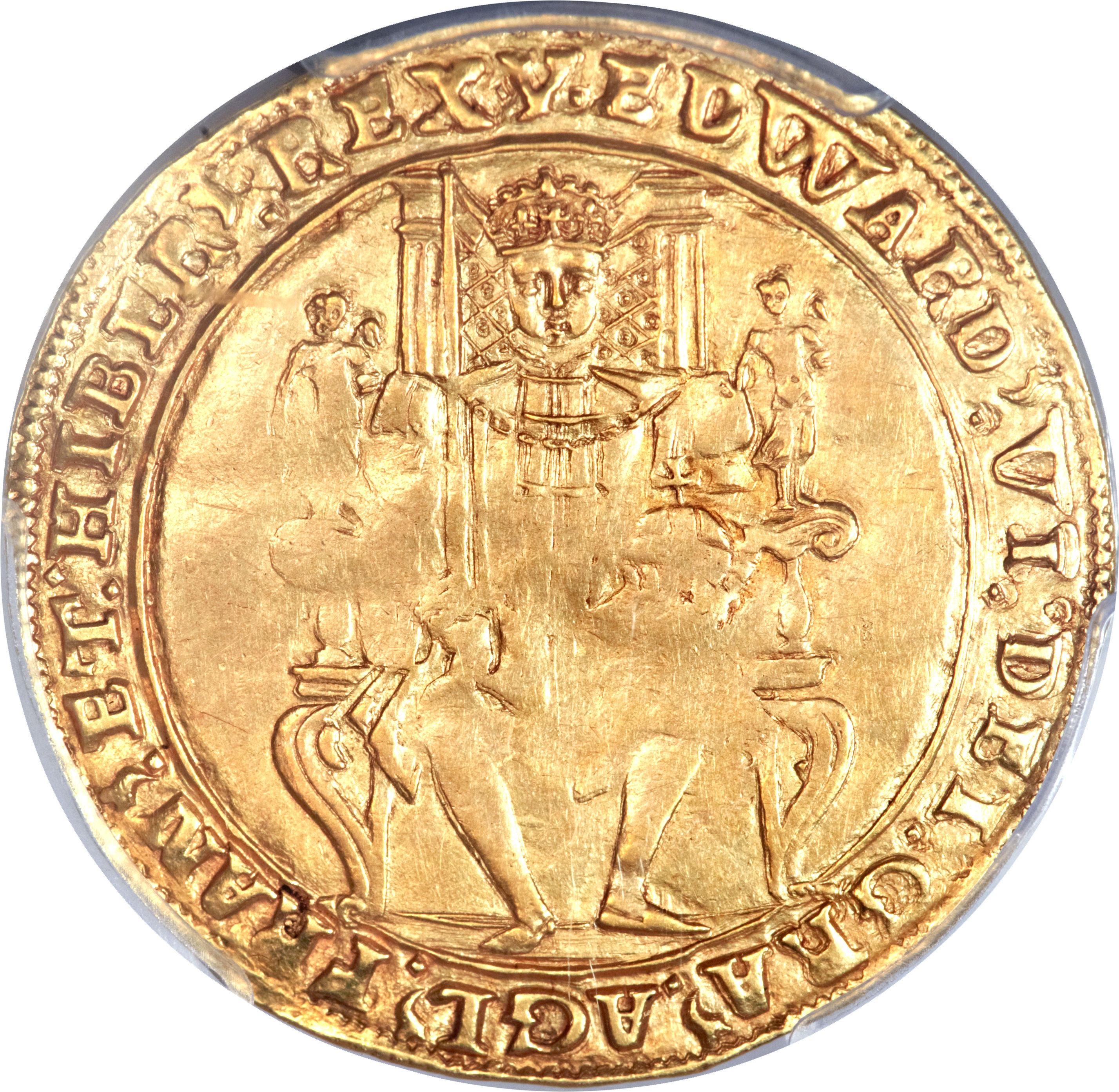1 Sovereign - Edward VI 2nd period obverse