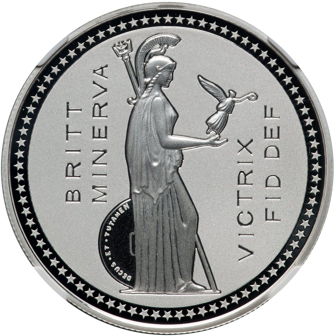 Ascension Island 5 Pounds - Elizabeth II Bonomi Pattern - Britannia