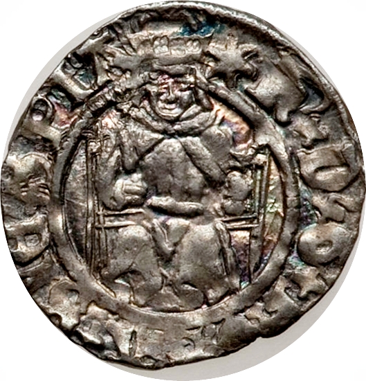 1 Penny - Henry VIII 2nd coinage; Durham obverse