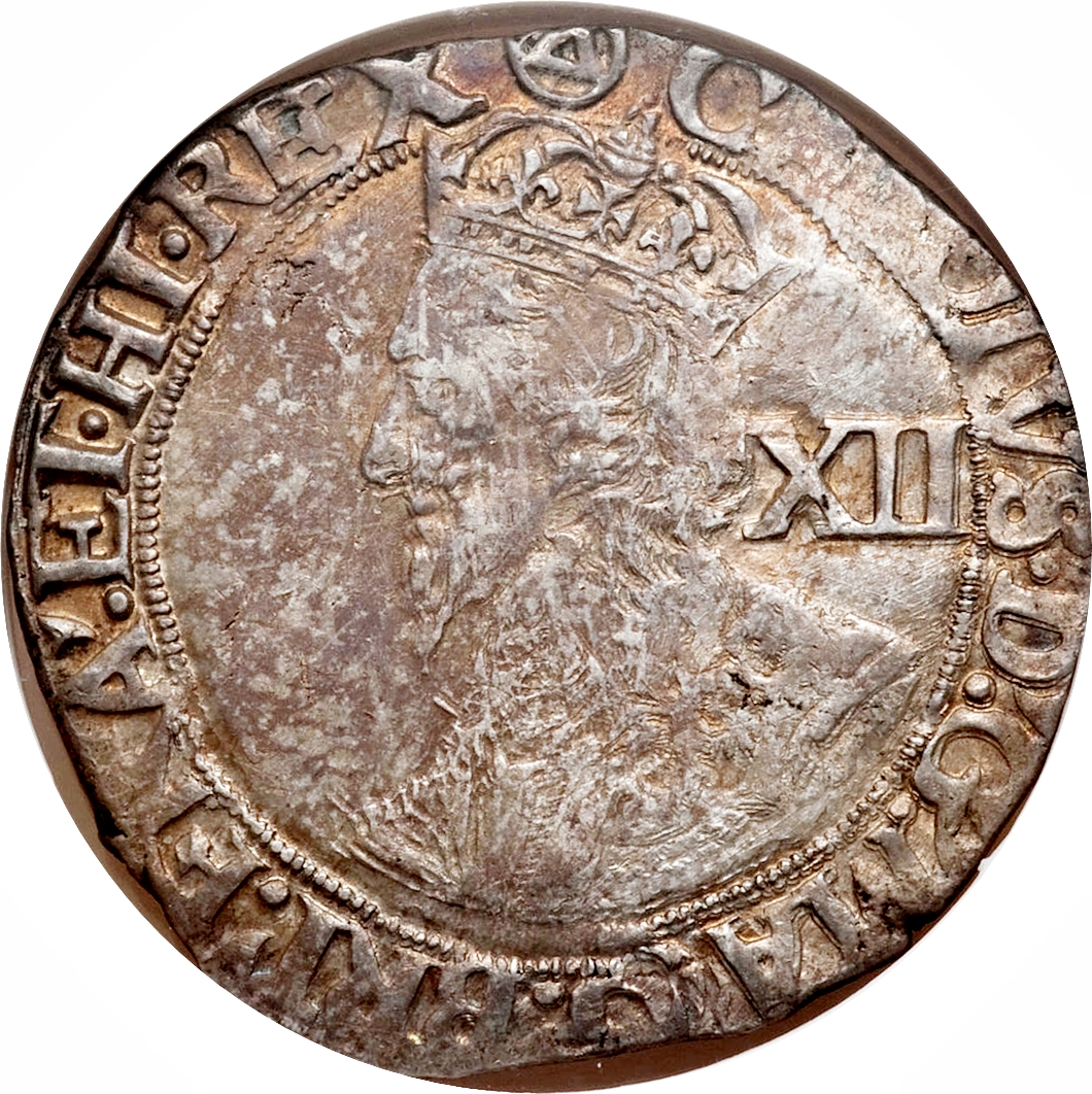 1 Shilling - Charles I Group F; 6th bust obverse