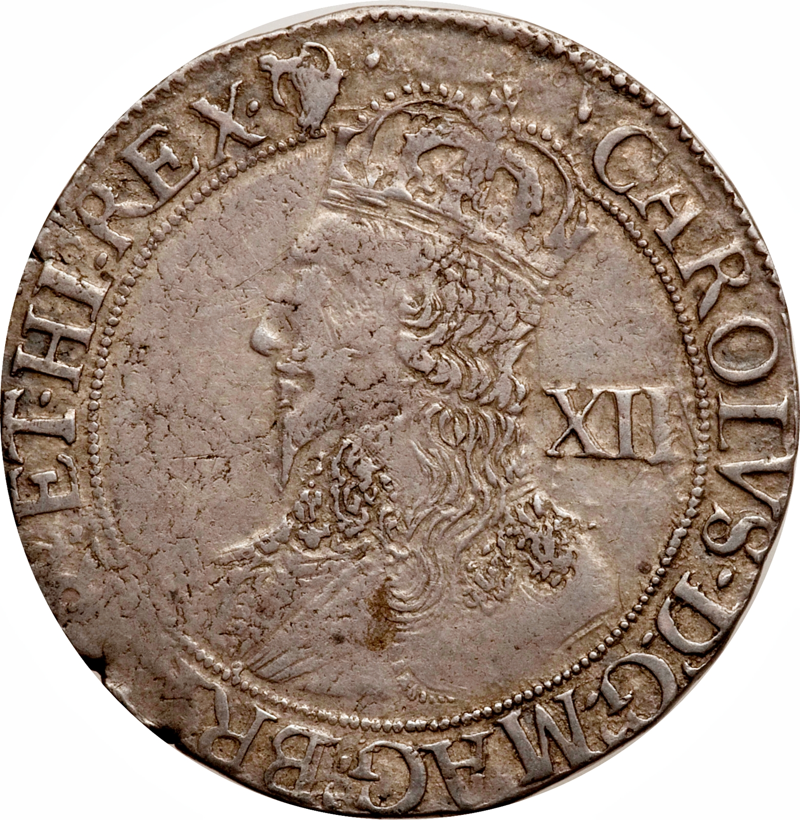 1 Shilling - Charles I Group D; 4th bust obverse