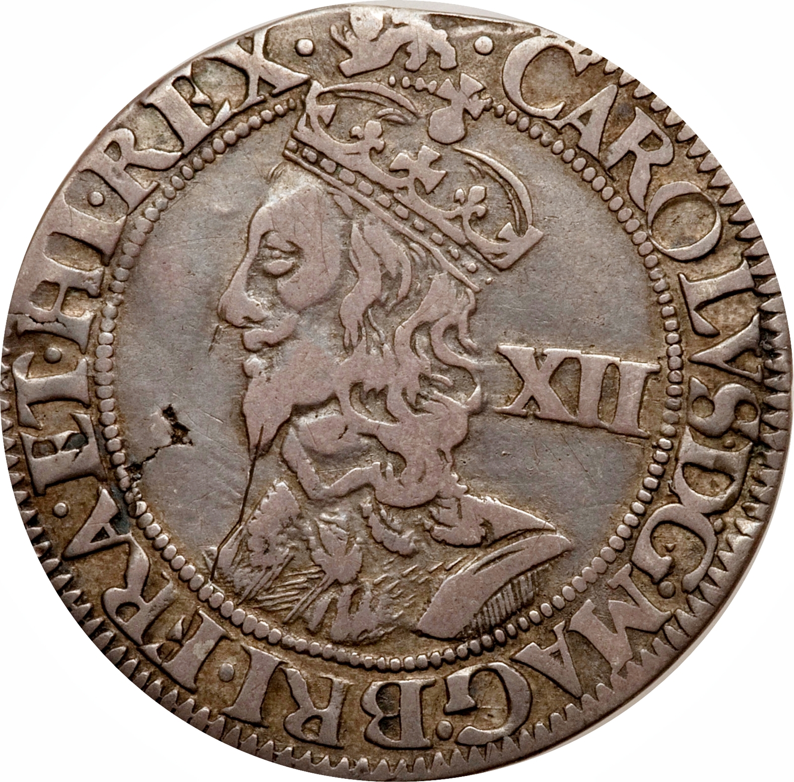 1 Shilling - Charles I York; type 1 obverse