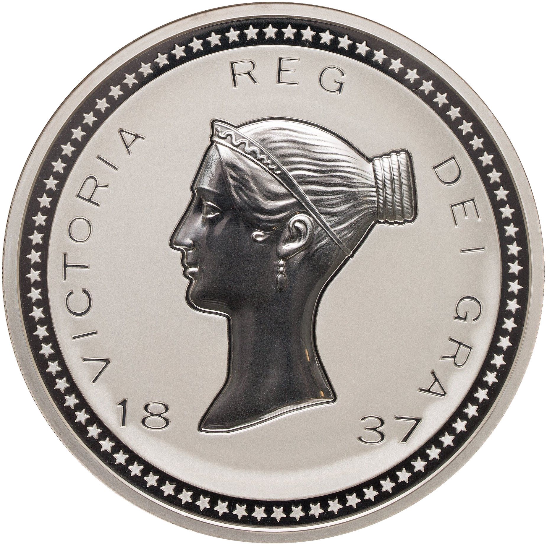 Ascension Island 100 Pounds - Elizabeth II Bonomi Pattern - Victoria