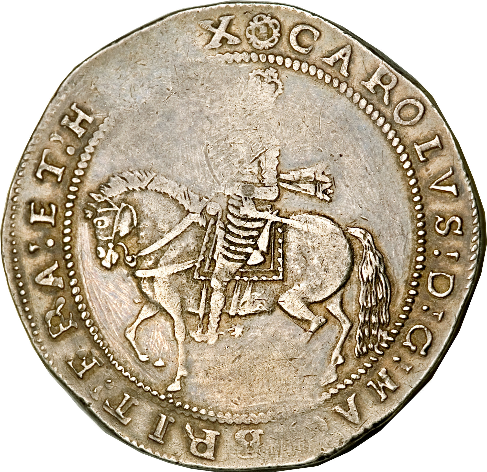 1 Crown - Charles I Tower obverse