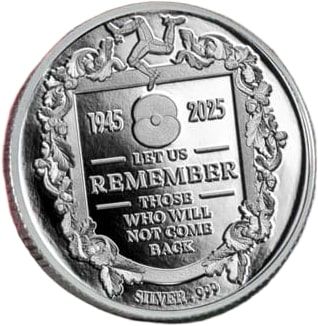 Isle of Man 2 Sovereigns - Charles III Remembrance Poppy; Silver