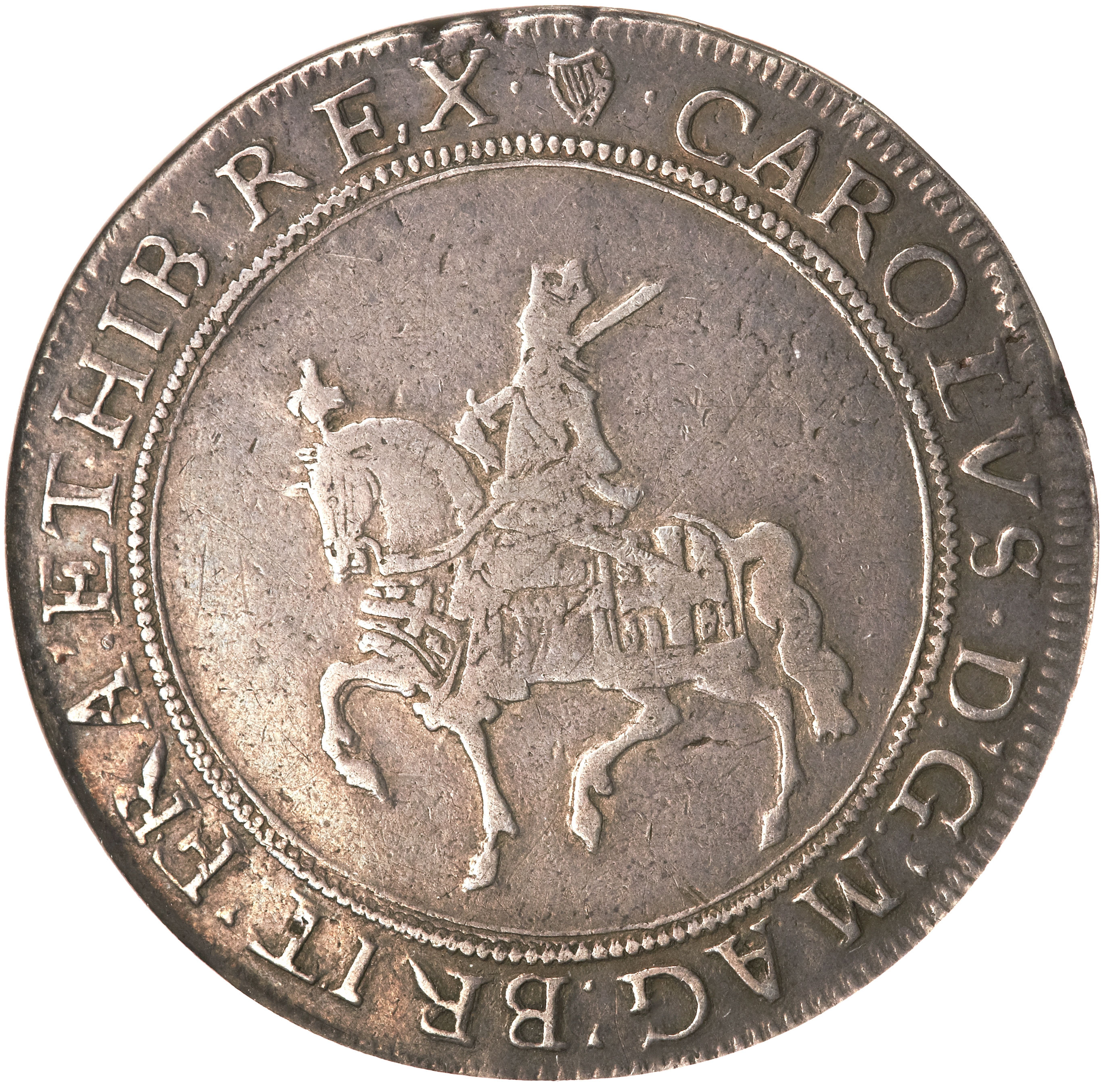1 Crown - Charles I Tower obverse