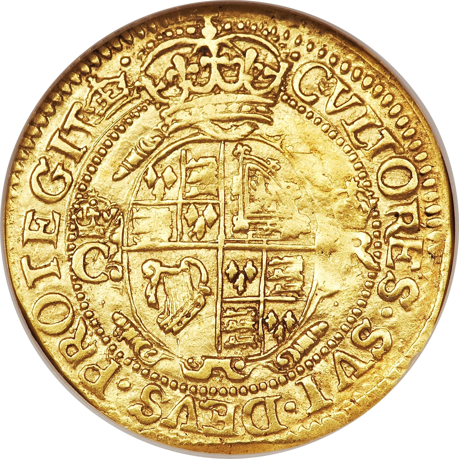 1 Crown - Charles I Tower; 4th bust