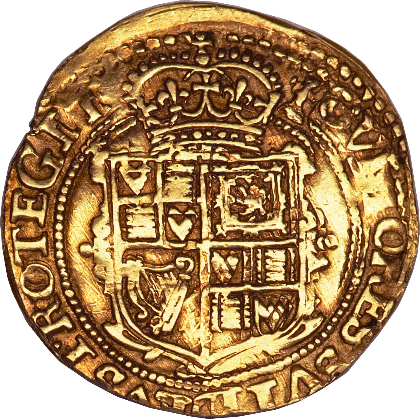 1 Crown - Charles I Tower; 2nd bust