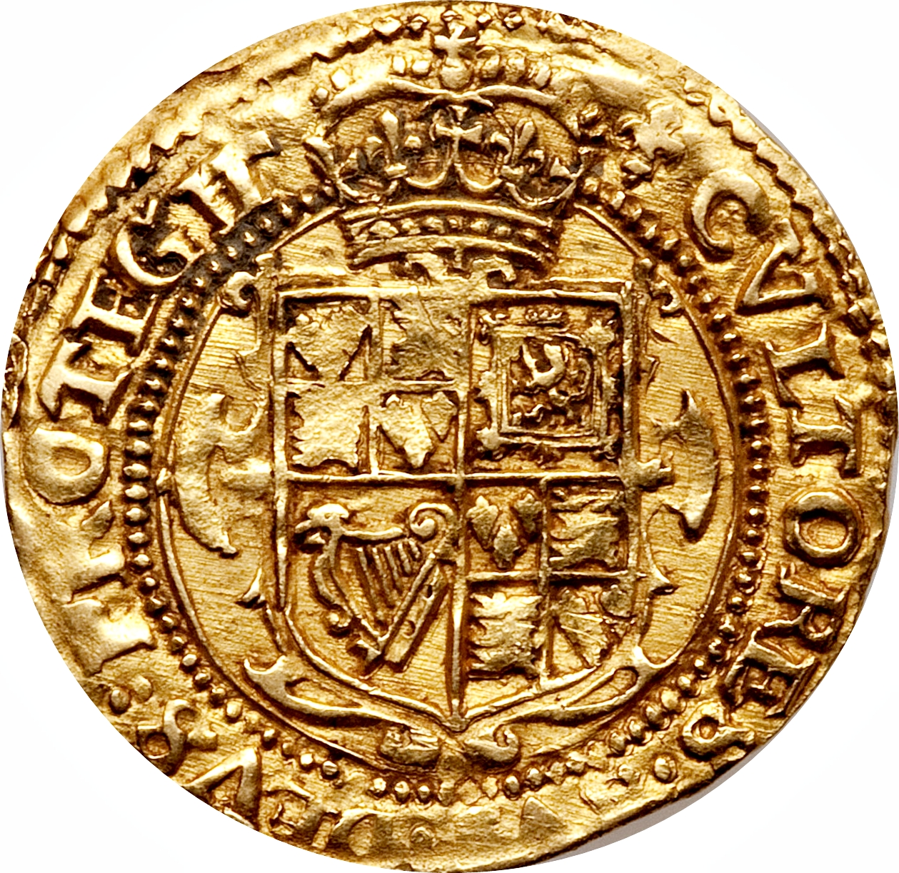 1 Crown - Charles I Tower; 1st bust