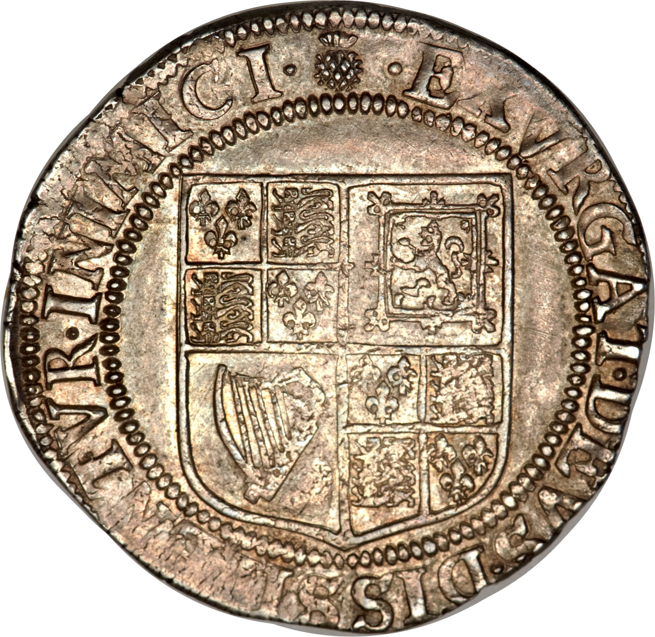 1 Shilling - James I 1st issue; 2nd bust