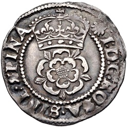 ½ Groat - James I 2nd coinage; larger crown obverse