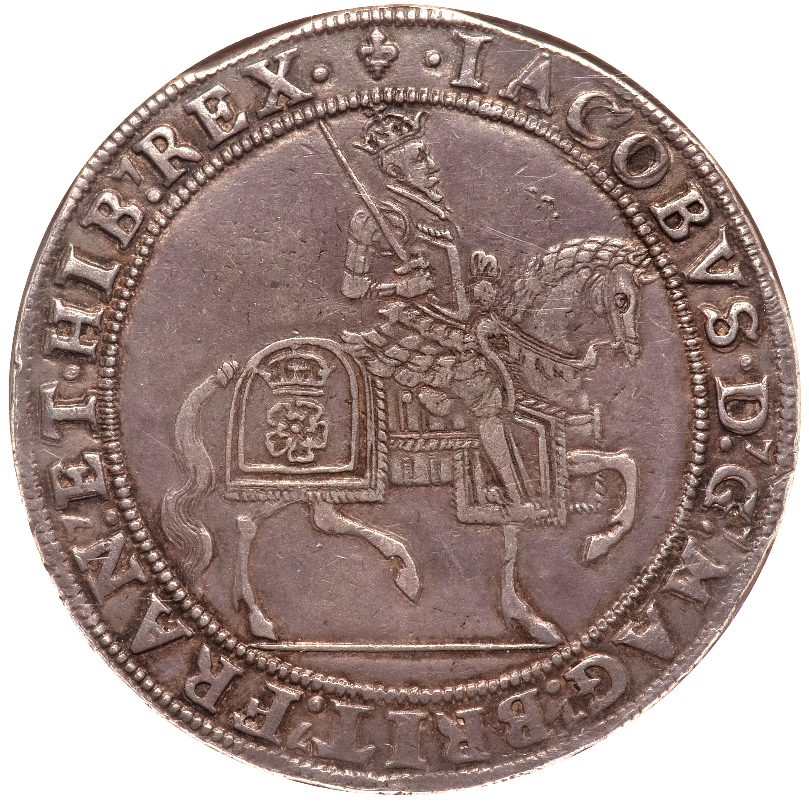 1 Crown - James I 2nd coinage obverse