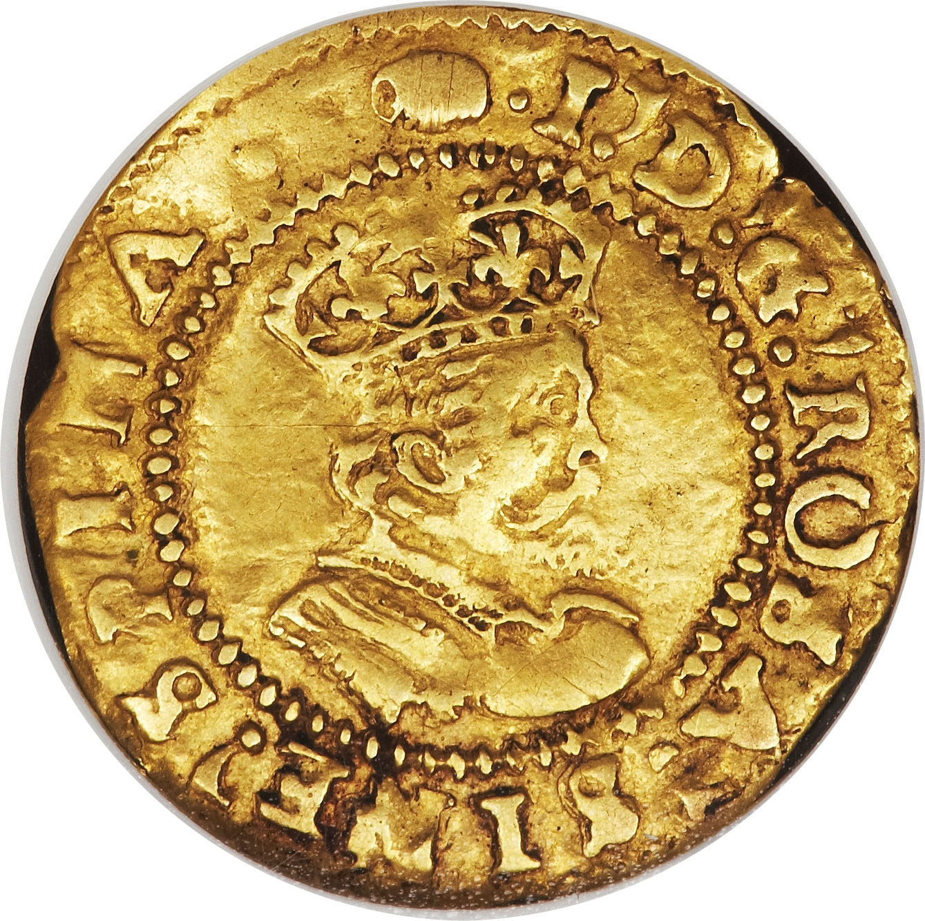 ½ Crown - James I 2nd coinage; 5th bust obverse