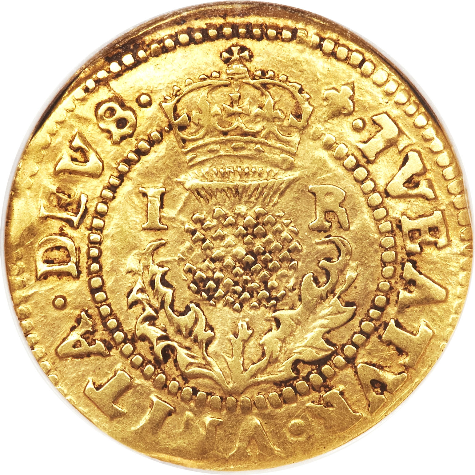 1 Crown - James I 2nd coinage; 'Thistle Crown'