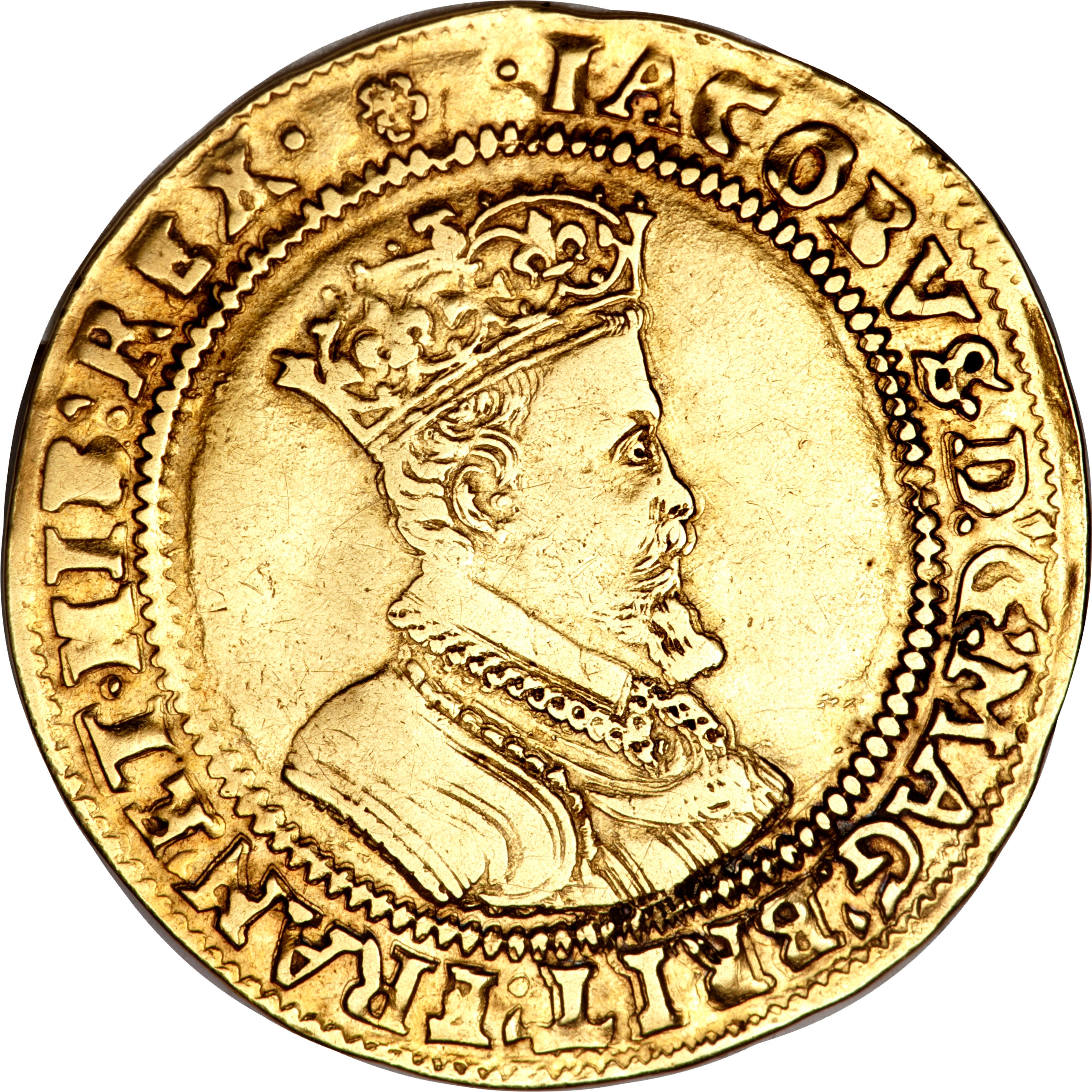 Double Crown - James I 2nd coinage; 4th bust obverse