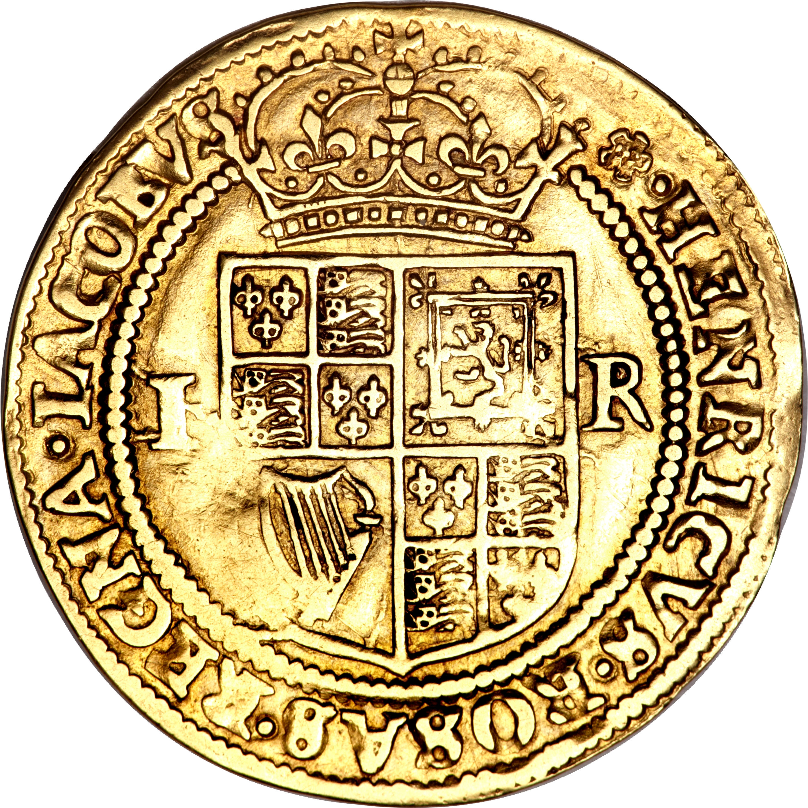 Double Crown - James I 2nd coinage; 4th bust