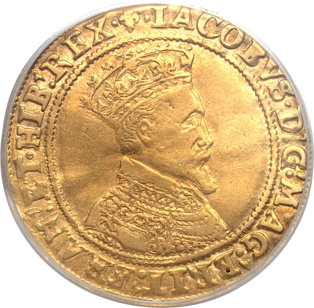 Double Crown - James I 2nd coinage; 3rd bust obverse
