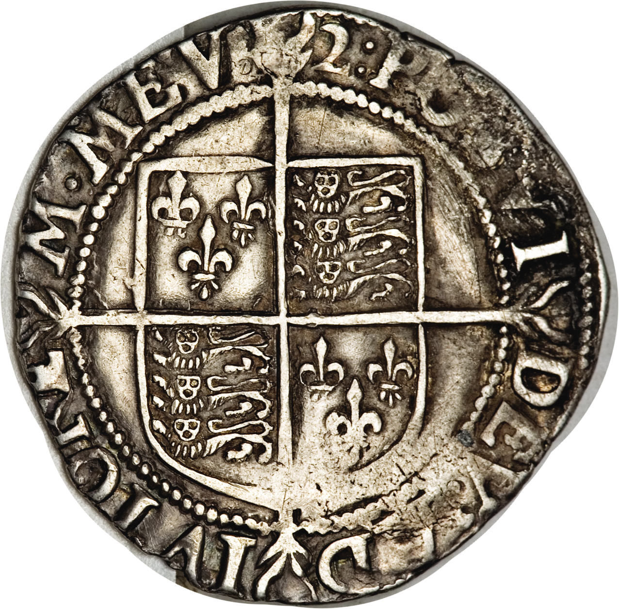 1 Shilling - Elizabeth I 7th issue