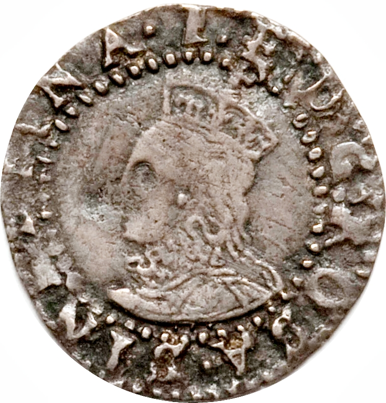 1 Penny - Elizabeth I 7th issue obverse