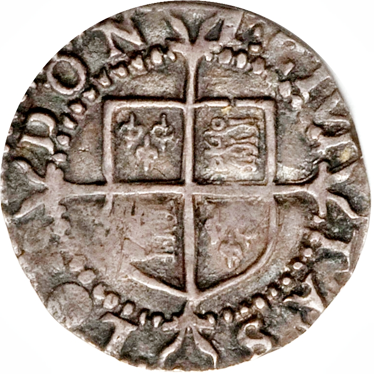 1 Penny - Elizabeth I 7th issue reverse