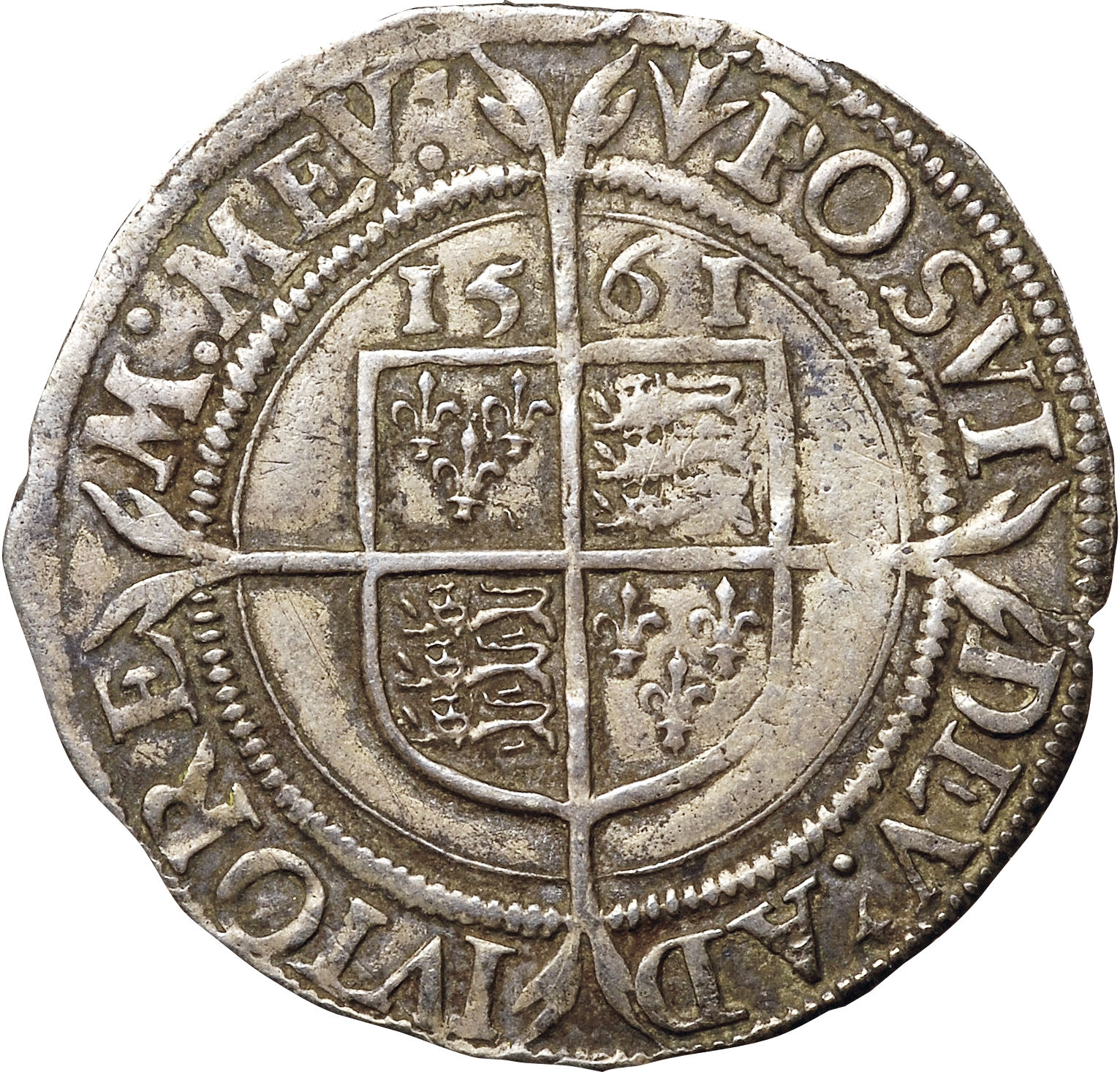 6 Pence - Elizabeth I 3rd and 4th issues; smaller flan