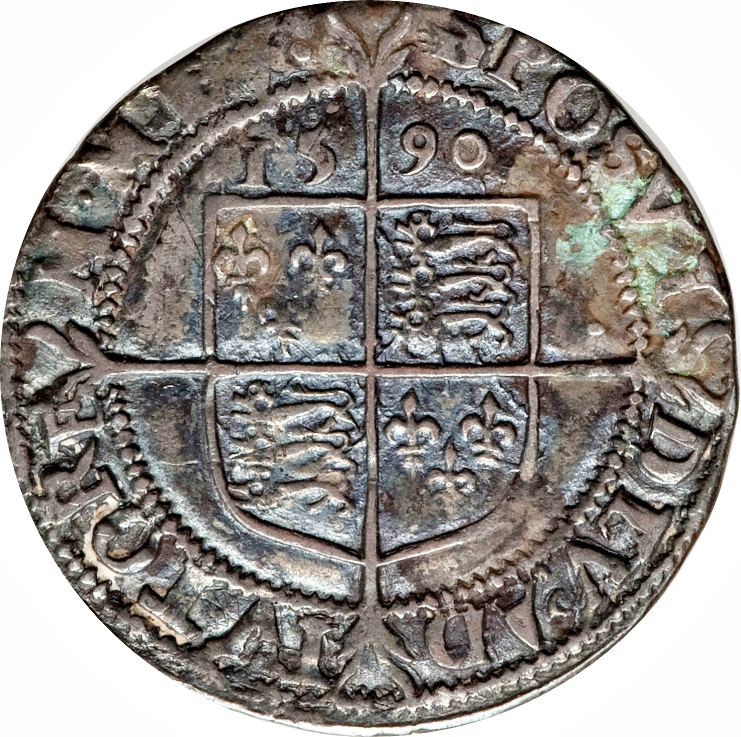 6 Pence - Elizabeth I 6th issue; 3rd type
