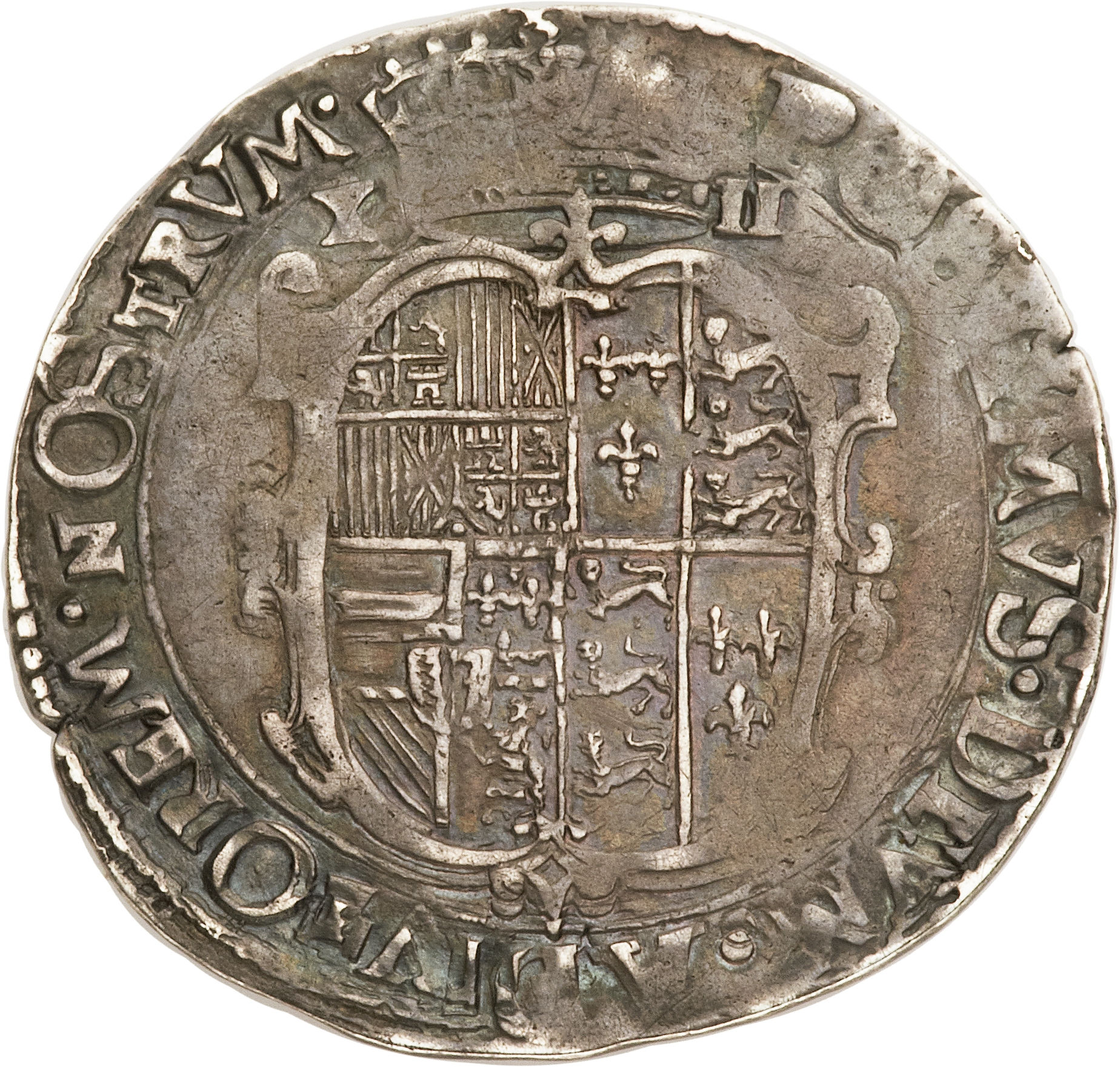 1 Shilling - Philip and Mary