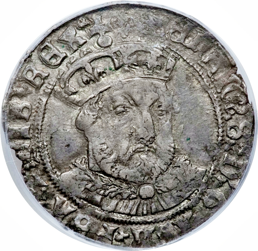 1 Groat - Henry VIII 3rd coinage; London obverse