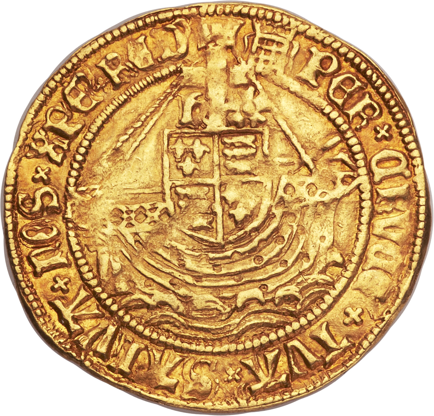 1 Angel - Henry VIII 1st coinage