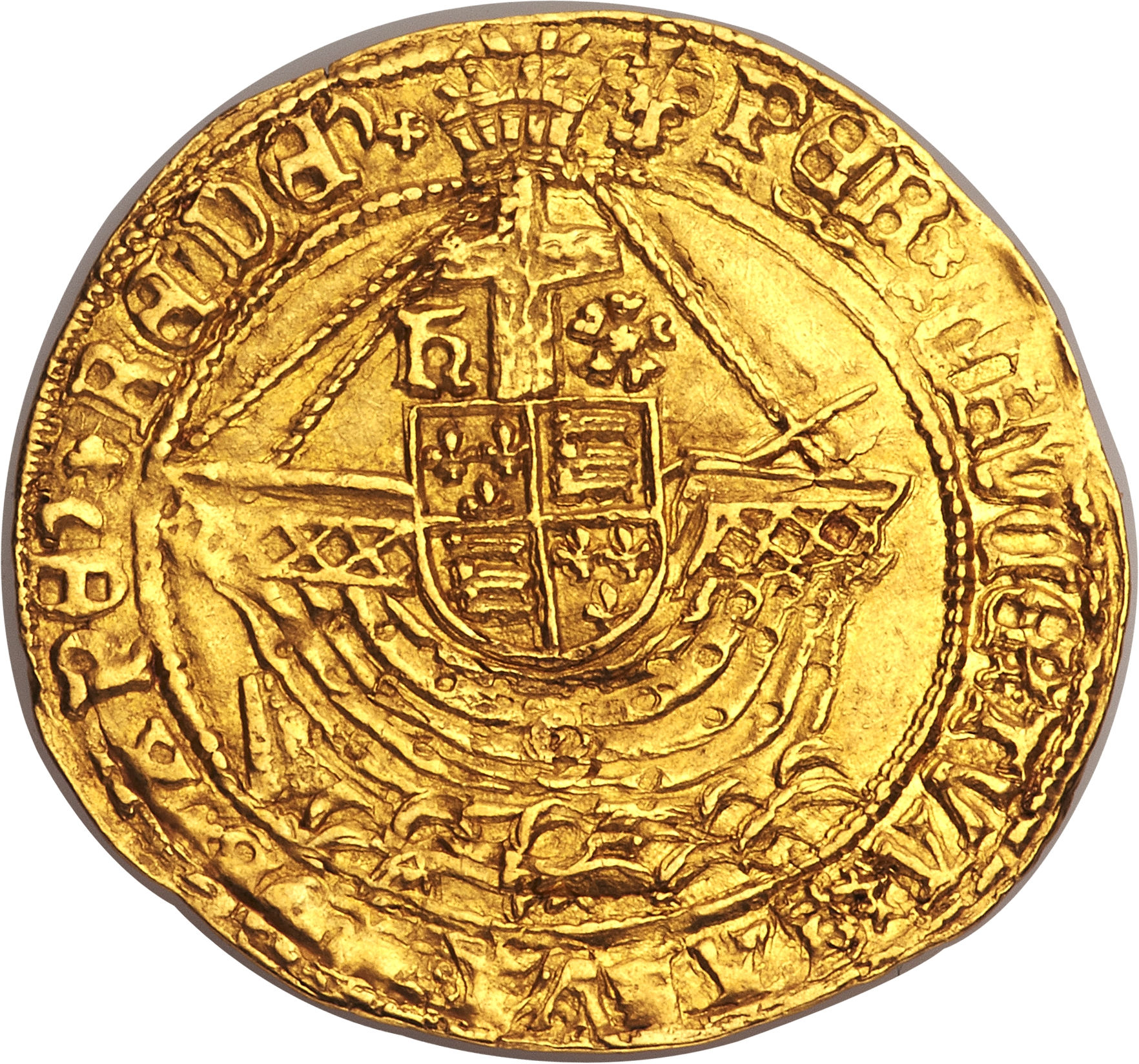 1 Angel - Henry VIII 3rd coinage