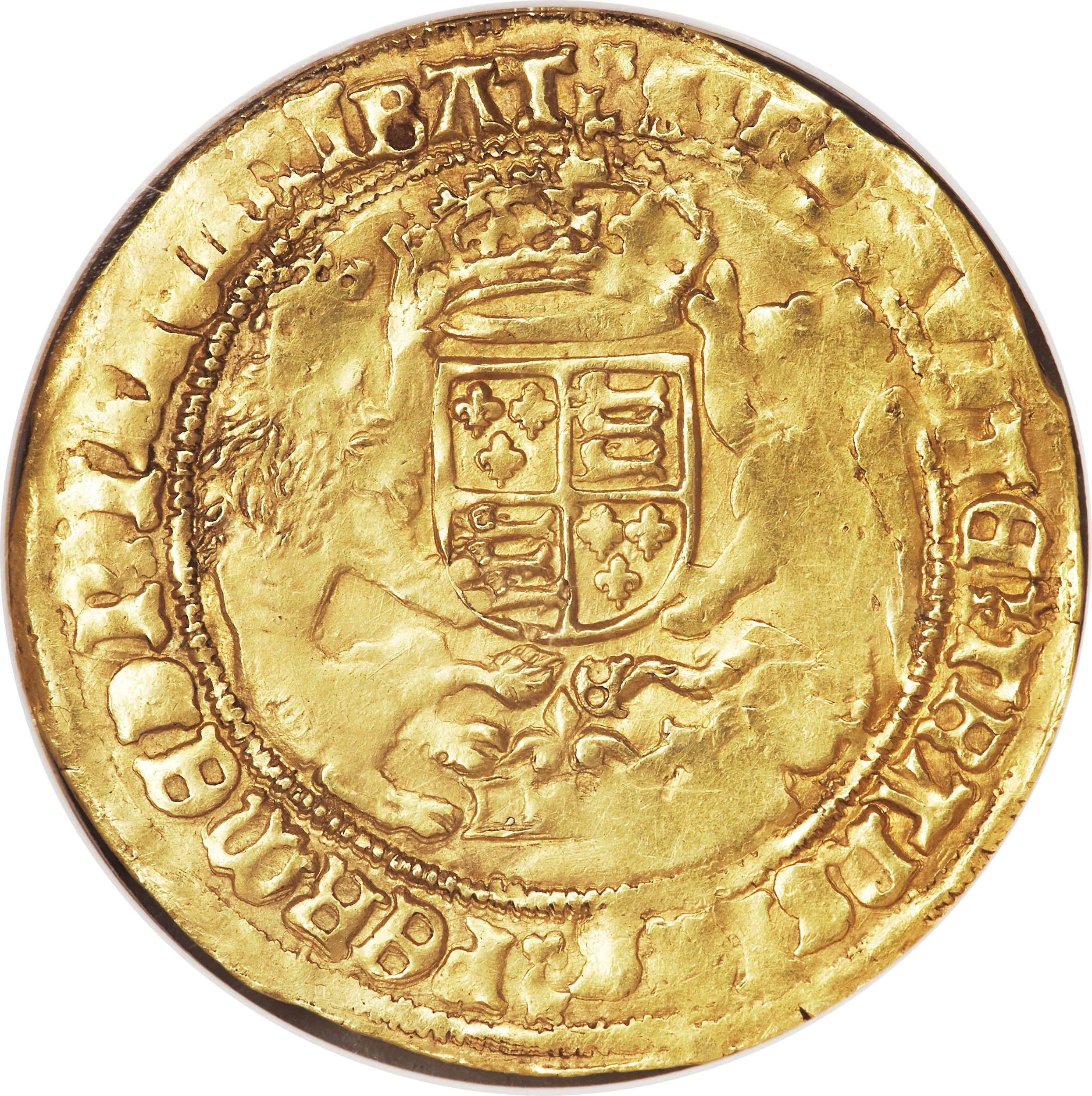 ½ Sovereign - Henry VIII 3rd coinage