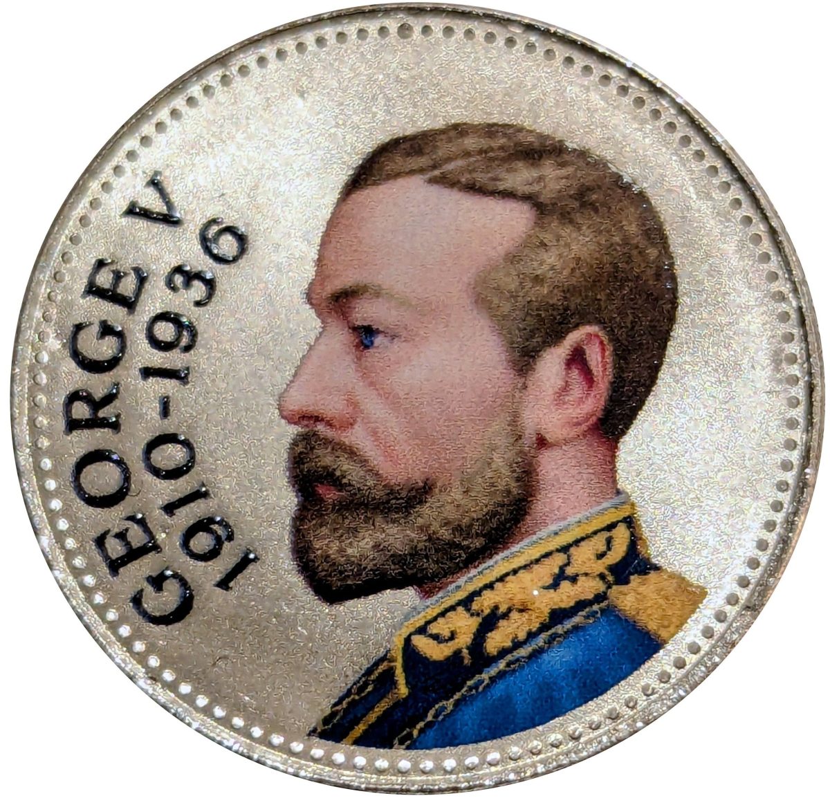 Jersey 10 Pence - Charles III King George V
