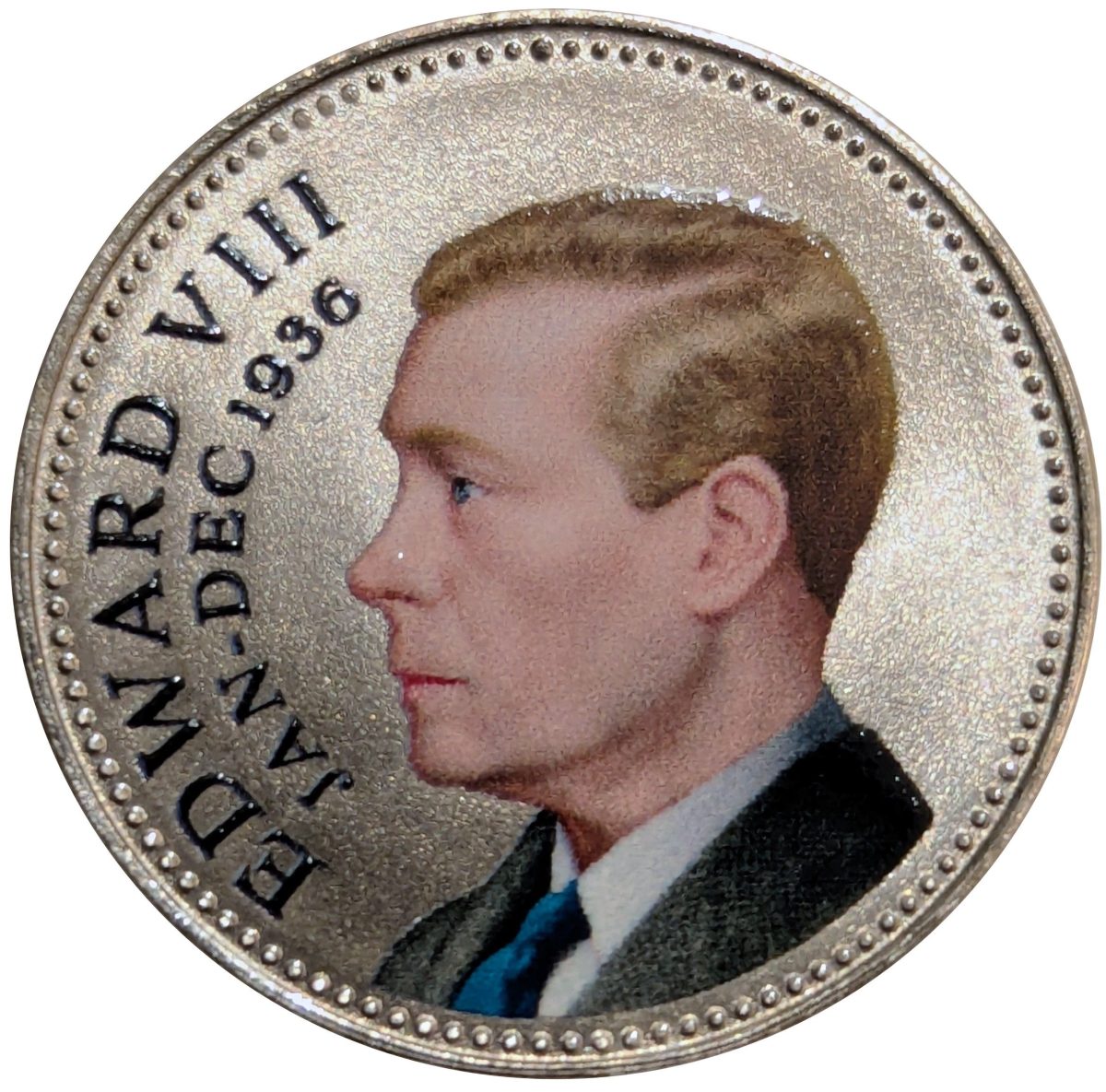 Jersey 10 Pence - Charles III King Edward VIII reverse
