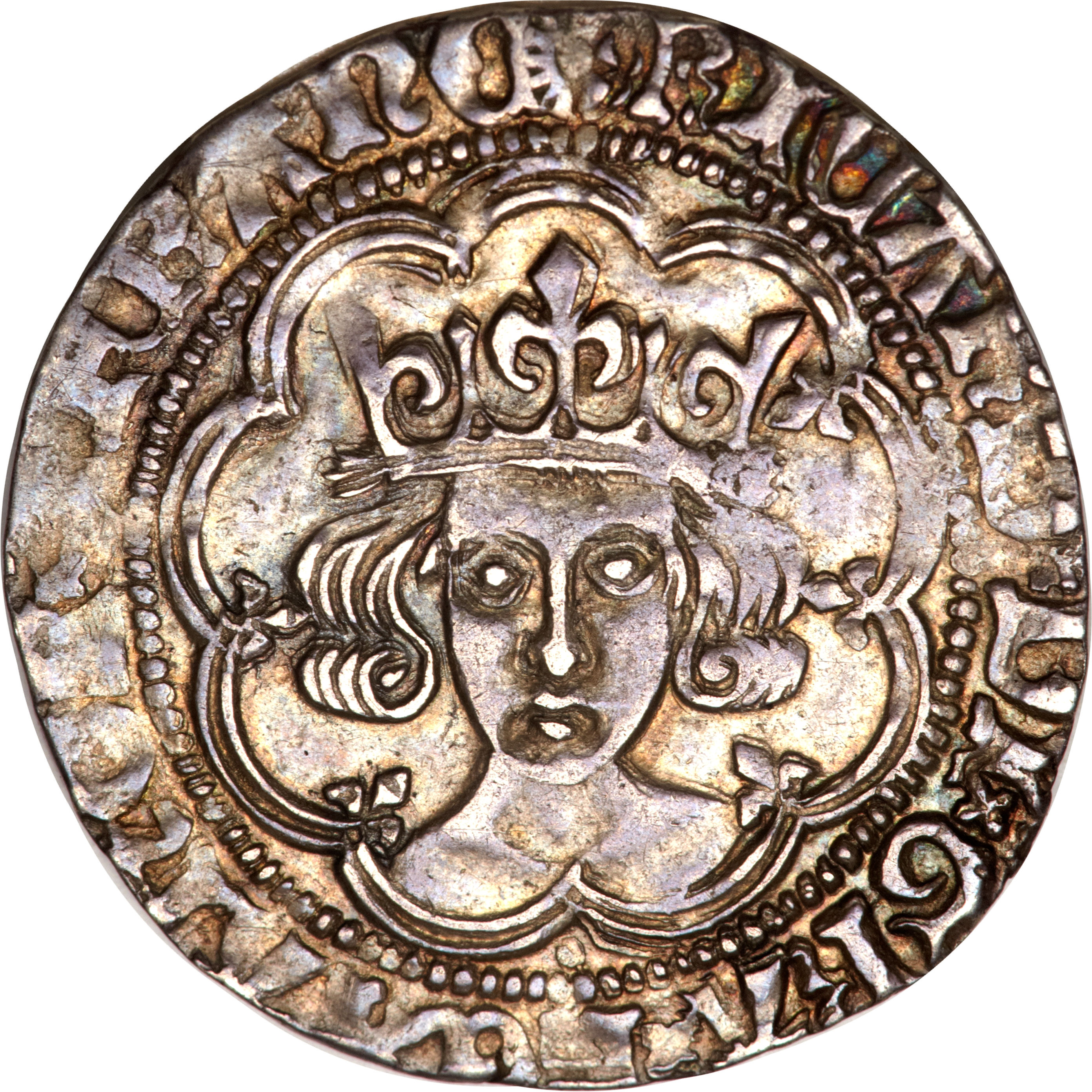 1 Groat - Richard III type 3; sun and rose obverse